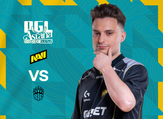 PGL Astana 2025: второй матч NAVI