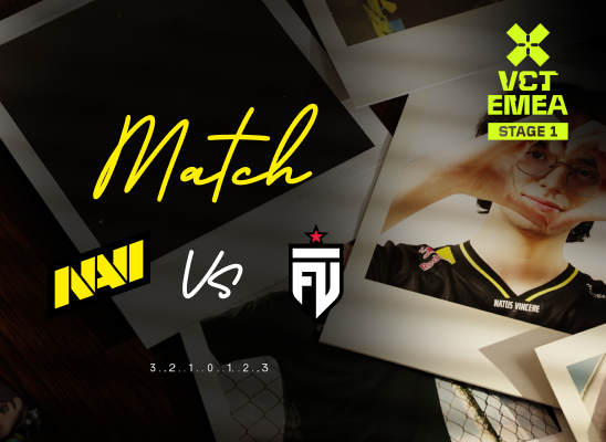 VCT 2026: EMEA Stage 1 — проти FUT